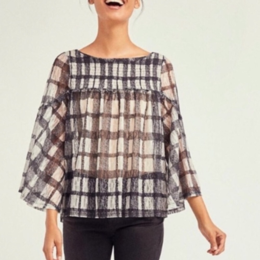 Anthropologie Akemi + Kin Patrizia lace blouse
